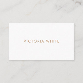 Den moderna, moderna Chicen - Vita Beige Business  Visitkort