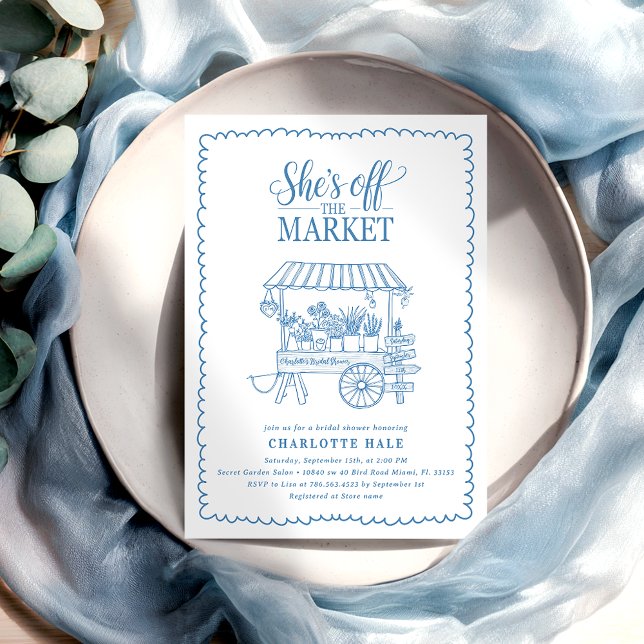 Den moderna Möhippan Hand plockade Inbjudningar (Skapare uppladdad)