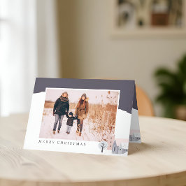 Den moderna nordiska bergsCabin-julen Helgkort