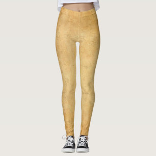 Den moderna Orangen Brun Elegant som användes vid Leggings