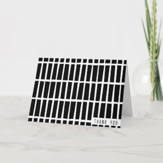 Den moderna, oregelbundna rektangeln tackar dig ko anteckningskort