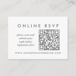 Den moderna OSAN om Onlinen QR-koden Ro Guld Bröll Tilläggskort