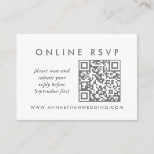 Den moderna OSAN om Onlinen QR-koden Ro Guld Bröll Tilläggskort