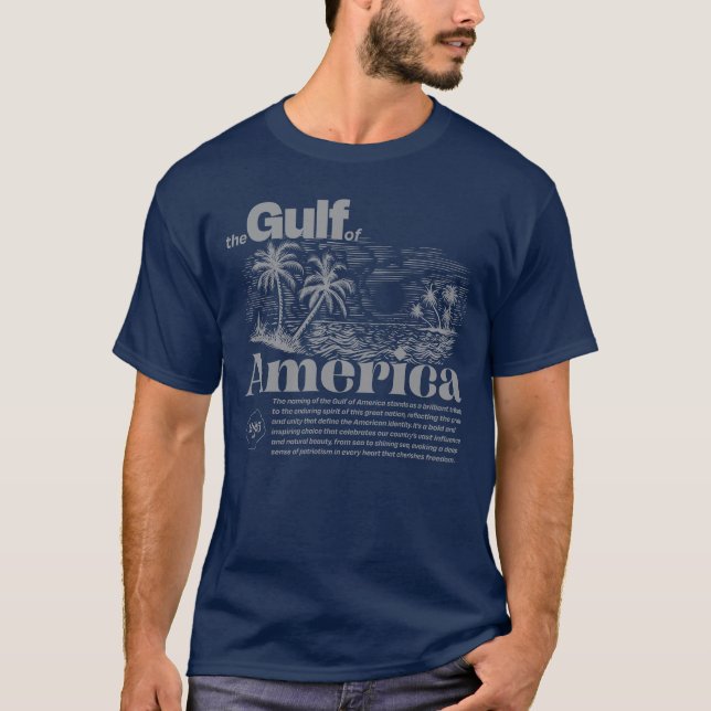 Den moderna patriotiska inspirationskällan Bukt i  T Shirt (Framsida)