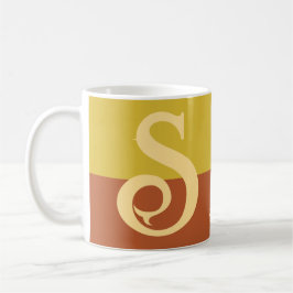 Den moderna Personligen Namn Brev Thanksgiving fär Kaffemugg