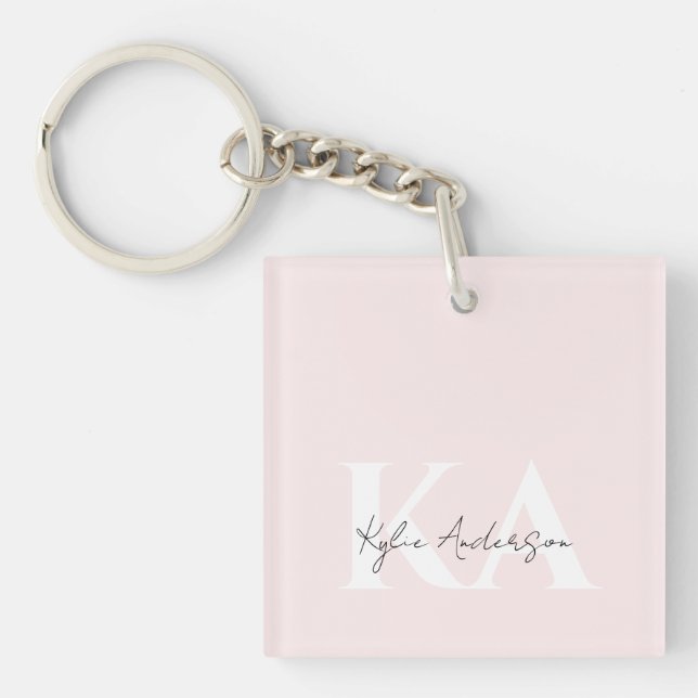 Den moderna  Personligen Ro - Monogram Namn - (Framsidan)