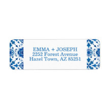 Den moderna plattan Bröllop Adress