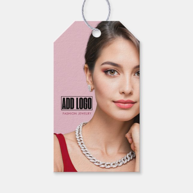 Den moderna Prisa Märkrn Mode Jewelry Business Bar Presentetikett (Framsidan)