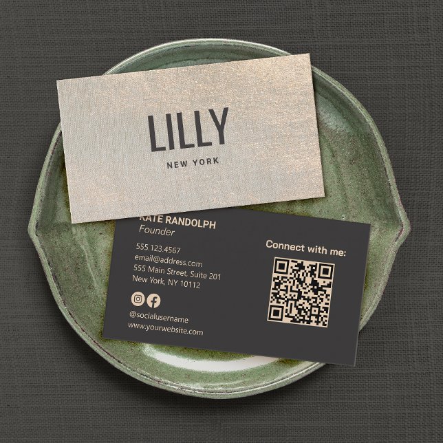 Den moderna Professionellen Guld Struktur Snyggt Visitkort (Skapare uppladdad)