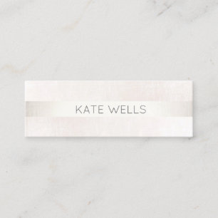 Den moderna Professionellen Silver White Marble Ra Mini Visitkort