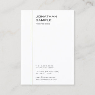 Den moderna Professionellens minimalistiska Design Visitkort