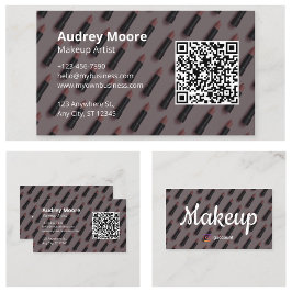Den moderna Professionellens sökmallar Makeup Arti Visitkort