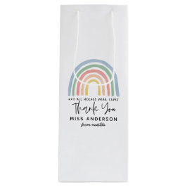 Den moderna regnbågsläraren tackar dig för present