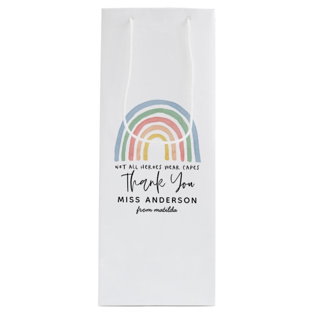 Den moderna regnbågsläraren tackar dig för present (Framsidan)