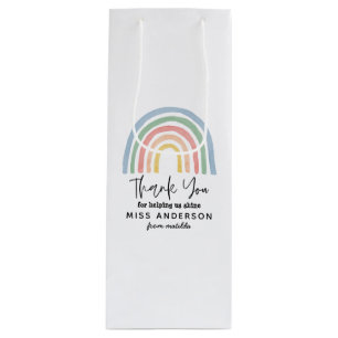 Den moderna regnbågsläraren tackar dig för present