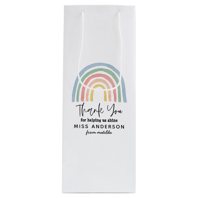 Den moderna regnbågsläraren tackar dig för present (Framsidan)