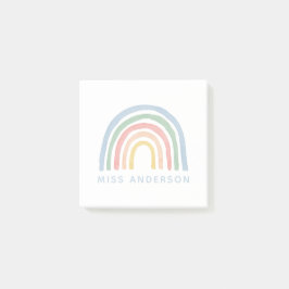 Den moderna regnbågsläraren tackar dig för present post-it block