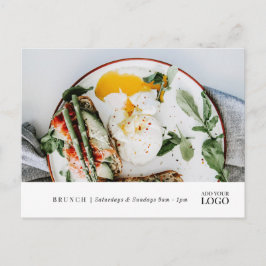 Den moderna restaurangen New Event Branded Marknad Vykort