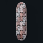 Den moderna Ro Glitter Rosa Pineapples Mönster Mini Skateboard Bräda 18,5 Cm<br><div class="desc">Denna elegant och moderna utformning är en mardröm mellan tropiskt sommartid inslag och chic modernt inslag. Den har en faux tryckt ro guld glatt glitter, ro guld, svart och vit marmor och ananaskollage mönster. Det är snyggt, trendig, lyxig, glamorös och chic! ***VIKTIG DESIGN-ANMÄRKNING: Om du vill ha en begäran från...</div>