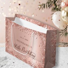 Den moderna Ro-Guld-Glitter-oljans monogram födels