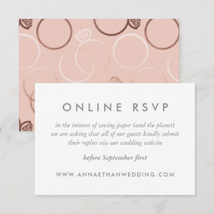 Den moderna Ro-Guld-Ringar-Onlinen Bröllop OSA kor