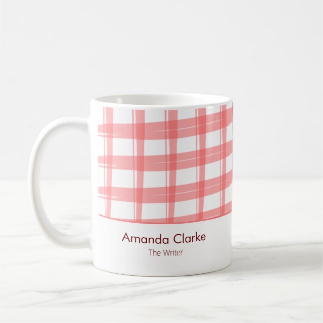 Den moderna rödspetsiga kaffekaffeln Mugg (Vänster)