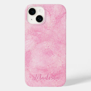 Den moderna Rosa Abstrakt Glitter Personlig