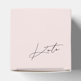 Den moderna Rosa Bridesmaid Frieri box Presentaskar