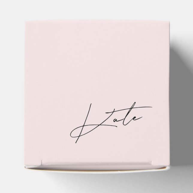 Den moderna Rosa Bridesmaid Frieri box Presentaskar (Överdel)