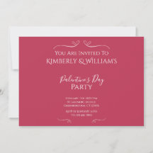 Den moderna Rosa Palentins dag Party