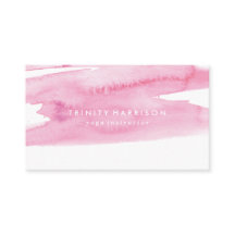 Den moderna rosa vattenfärgen tvättar