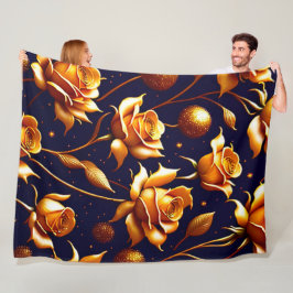 Den moderna samlingen Luxury Guld Boho Ro Fleecefilt
