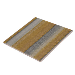 Den moderna samlingen Silver Guld Luxury Linen Str Kakelplatta