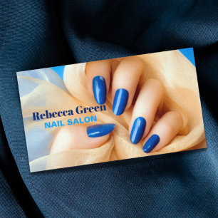 Den moderna skönhetsmannitristen nagelsalon visitkort