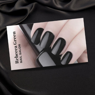 Den moderna skönhetsmannitristen nagelsalon visitkort