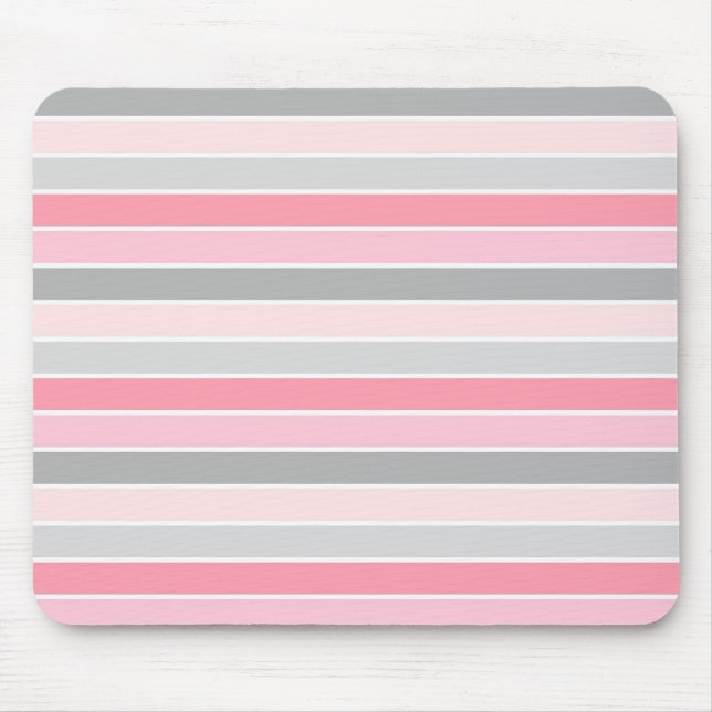 Den moderna Snyggtens Rosa Rand Mönster Musmatta (Framsidan)