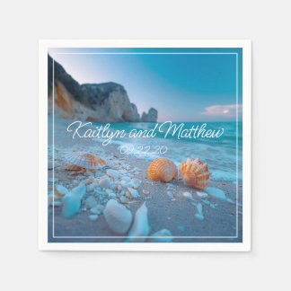 Den moderna sommaren Bröllop Pappersservett