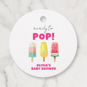 Den moderna sommarpopulationen Ice Cream Baby Show Gåvor Etiketter