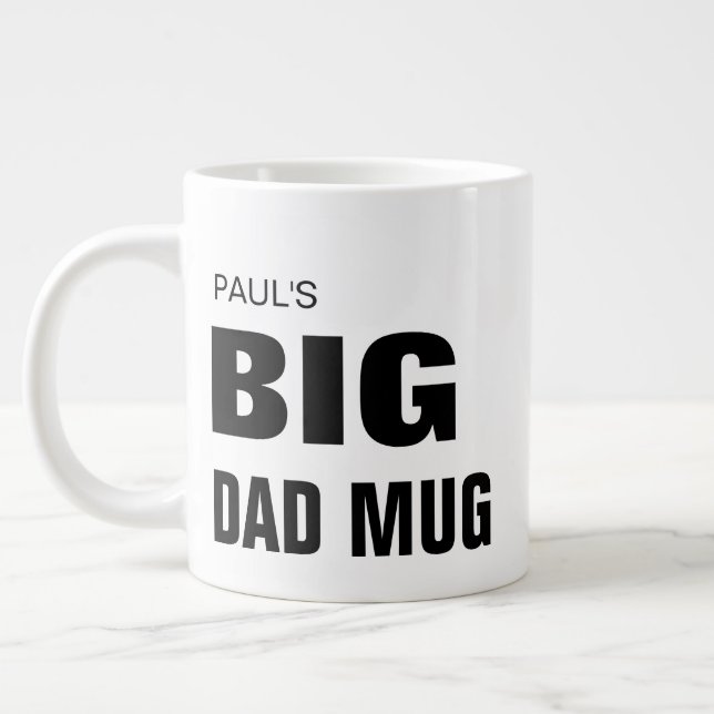 Den moderna stora namnstormen Pappa Fars dag Mugg  Jumbo Mugg (Vänster)