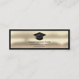 Den moderna Studenten-klassen i Namn Infoga svart  Mini Visitkort