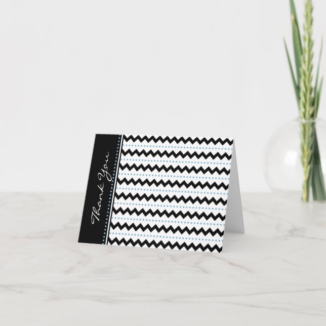 Den moderna svart blåttsparren och pricker tack kort (Framsida)