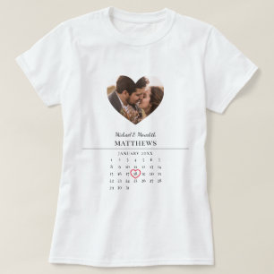 Den moderna tidningen Vita Bröllop Nyligen Weds T- T Shirt