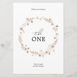 Den moderna torkade Blommigten Boho Wandefrand Bor Inbjudningar