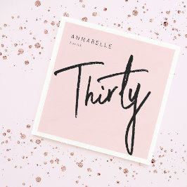 Den moderna trettionde trettionde trettionde födel pappersservett