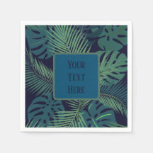 den moderna tropiska mörken handflatan löv, fikond