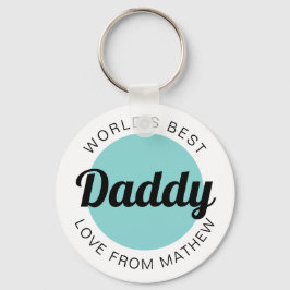 Den moderna världens bästa farfar-morfar-Grönt Nyckelring