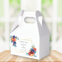 Den moderna vattenfärgen Mexikanska Fiesta Flower Presentaskar