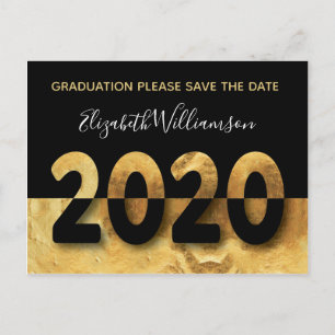Den moderna versionen av 2020 Studenten sparar dat Vykort