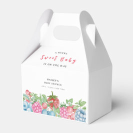 Den moderna Vilden Berry Sweet Baby Shower Presentaskar