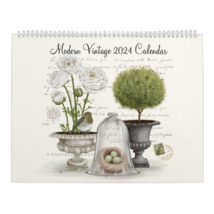Den moderna Vintagen 2023-kalendern Kalender